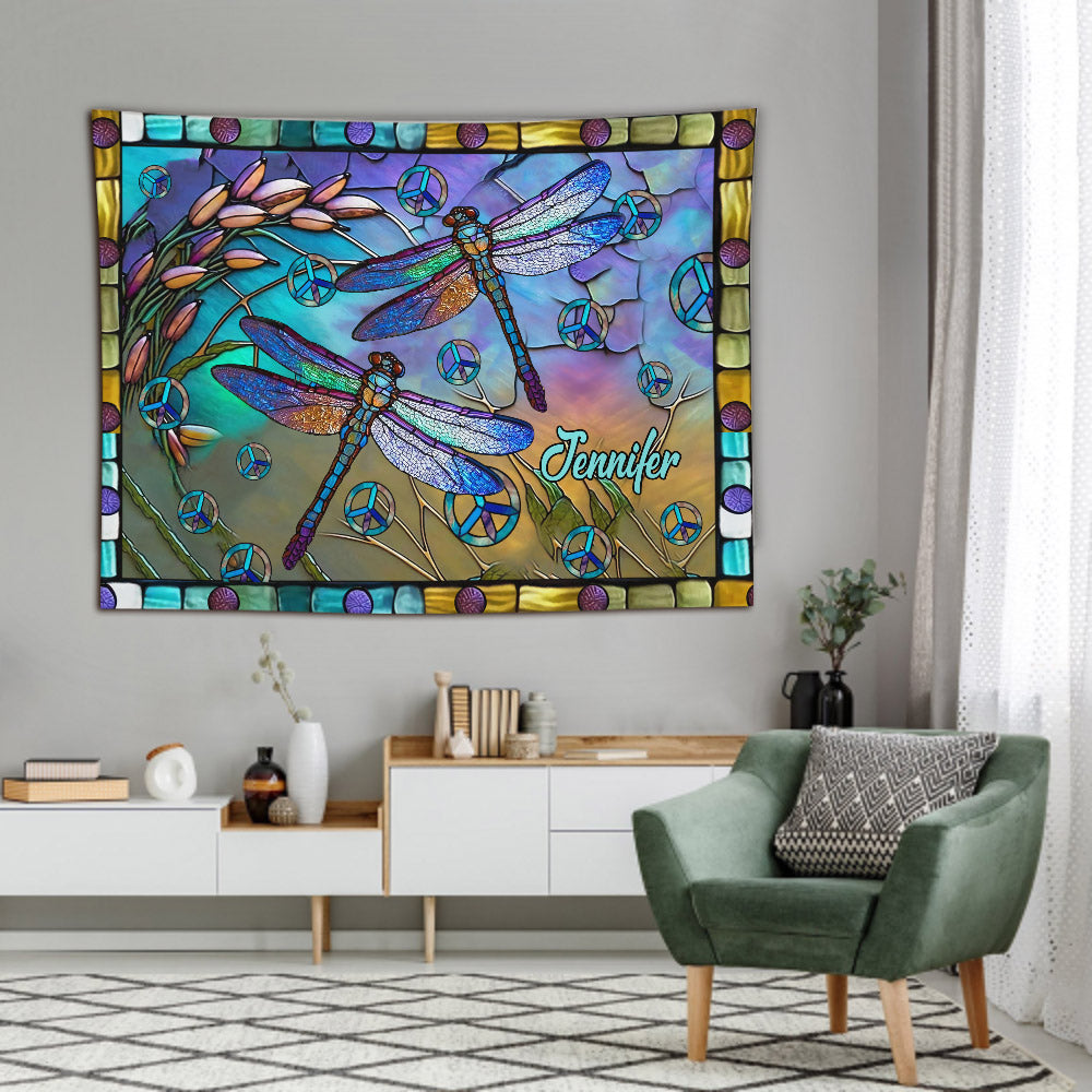 Hippie Soul - Personalized Hippie Wall Tapestry