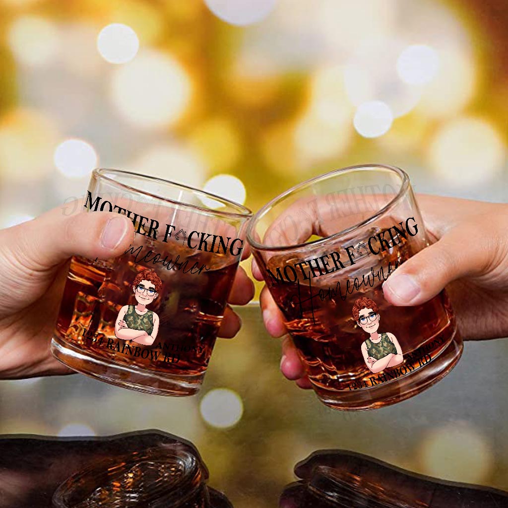 Nouveau propriétaire - Verre de pendaison de crémaillère personnalisé