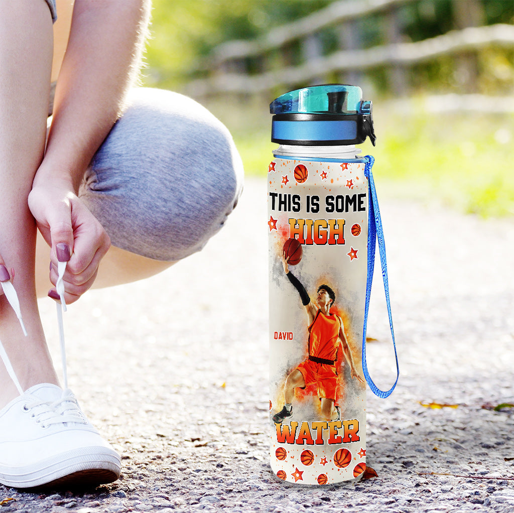 Das ist Hochwasser – personalisierte Basketball-Wasserflasche