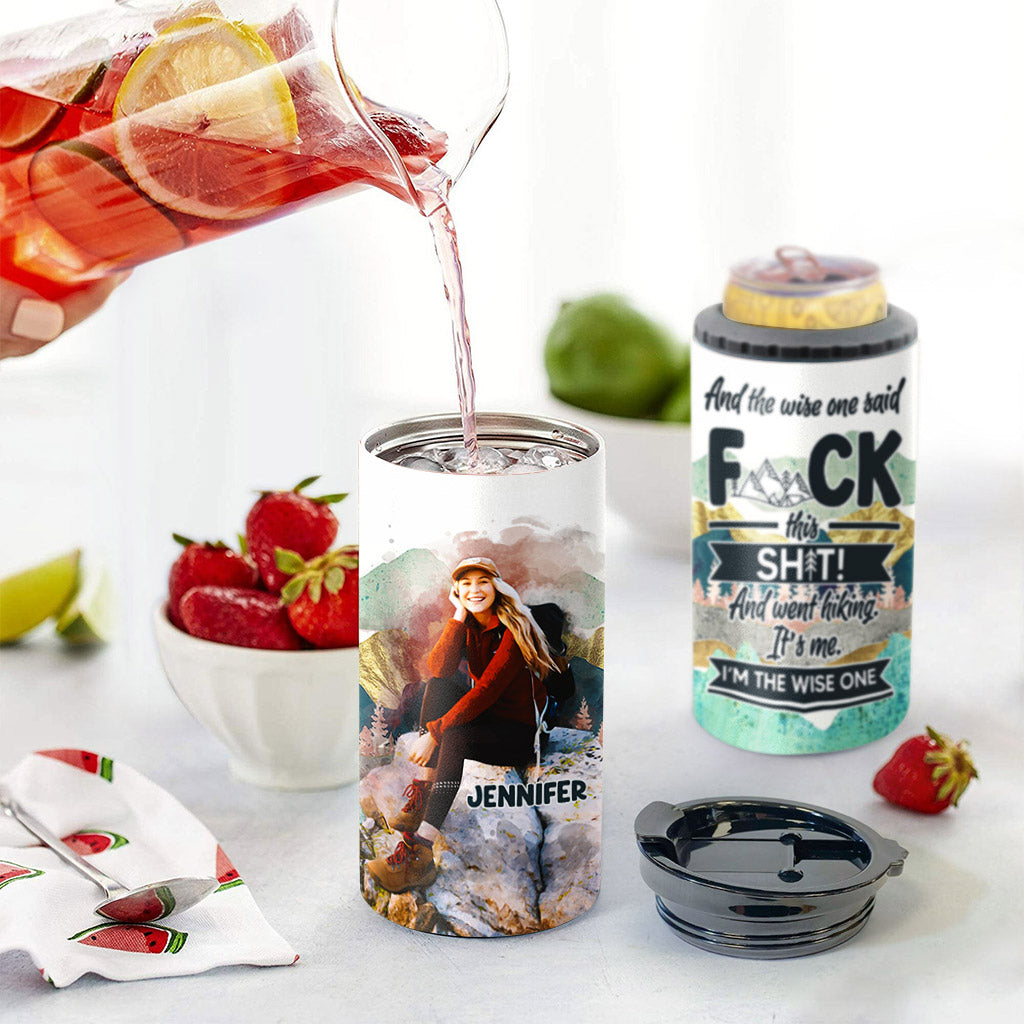 Et le sage dit : Refroidisseur de canettes de randonnée personnalisé