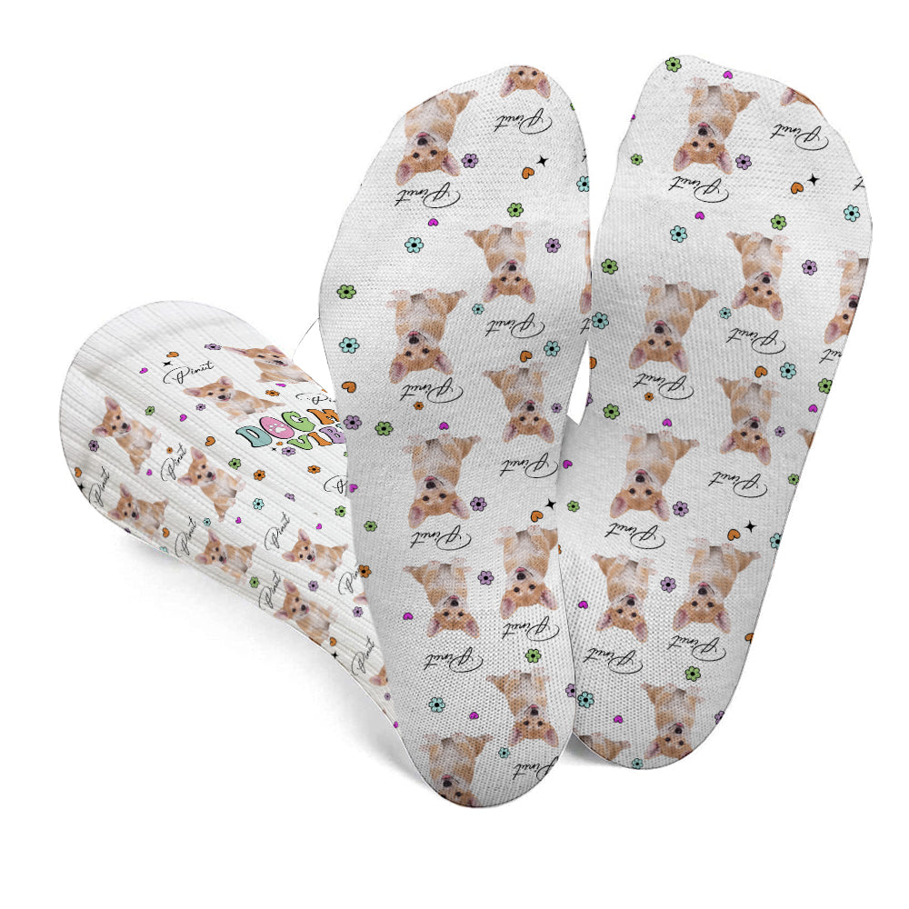 Hundemama-Vibes – personalisierte Hundesocken