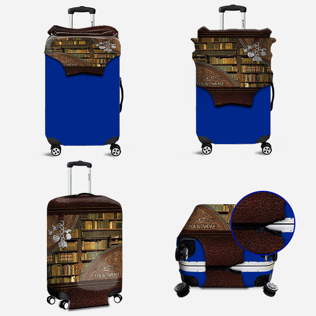 Library - Personalized Librarian Luggage Cover
