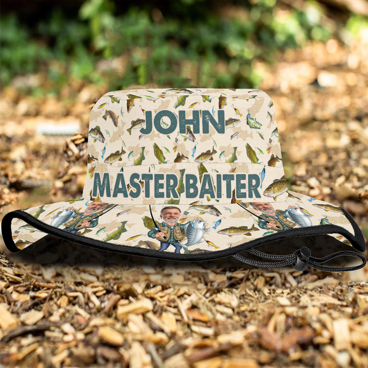 Master Baiter – Personalisierter Angel-Boonie-Hut