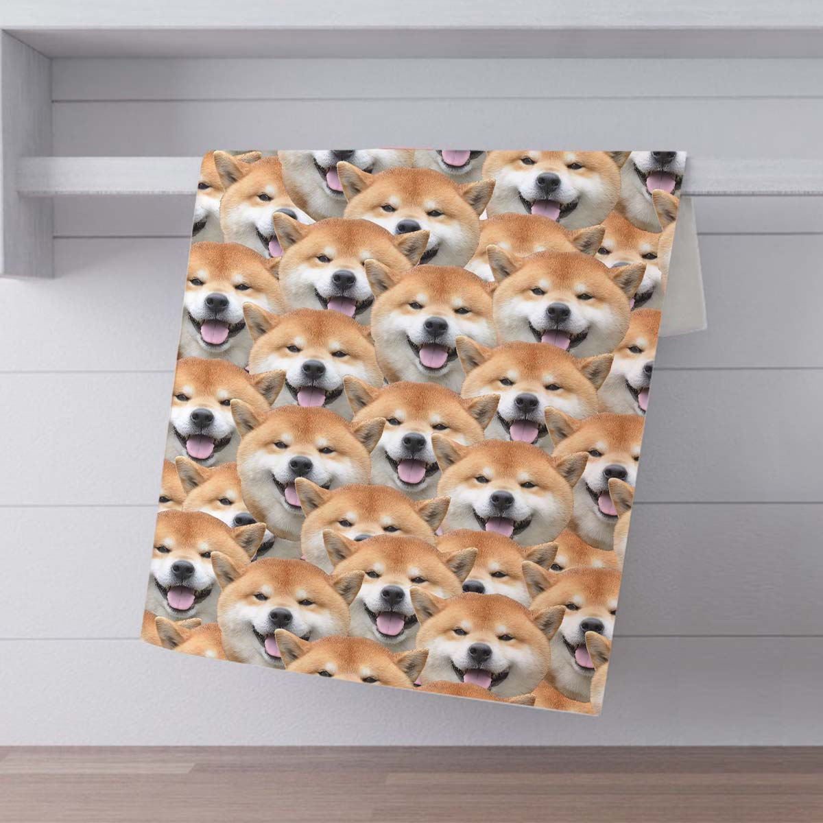 Niedliches Hunde- und Katzenmotiv – Geschenk für Hunde- und Katzenliebhaber – Personalisiertes Handtuch