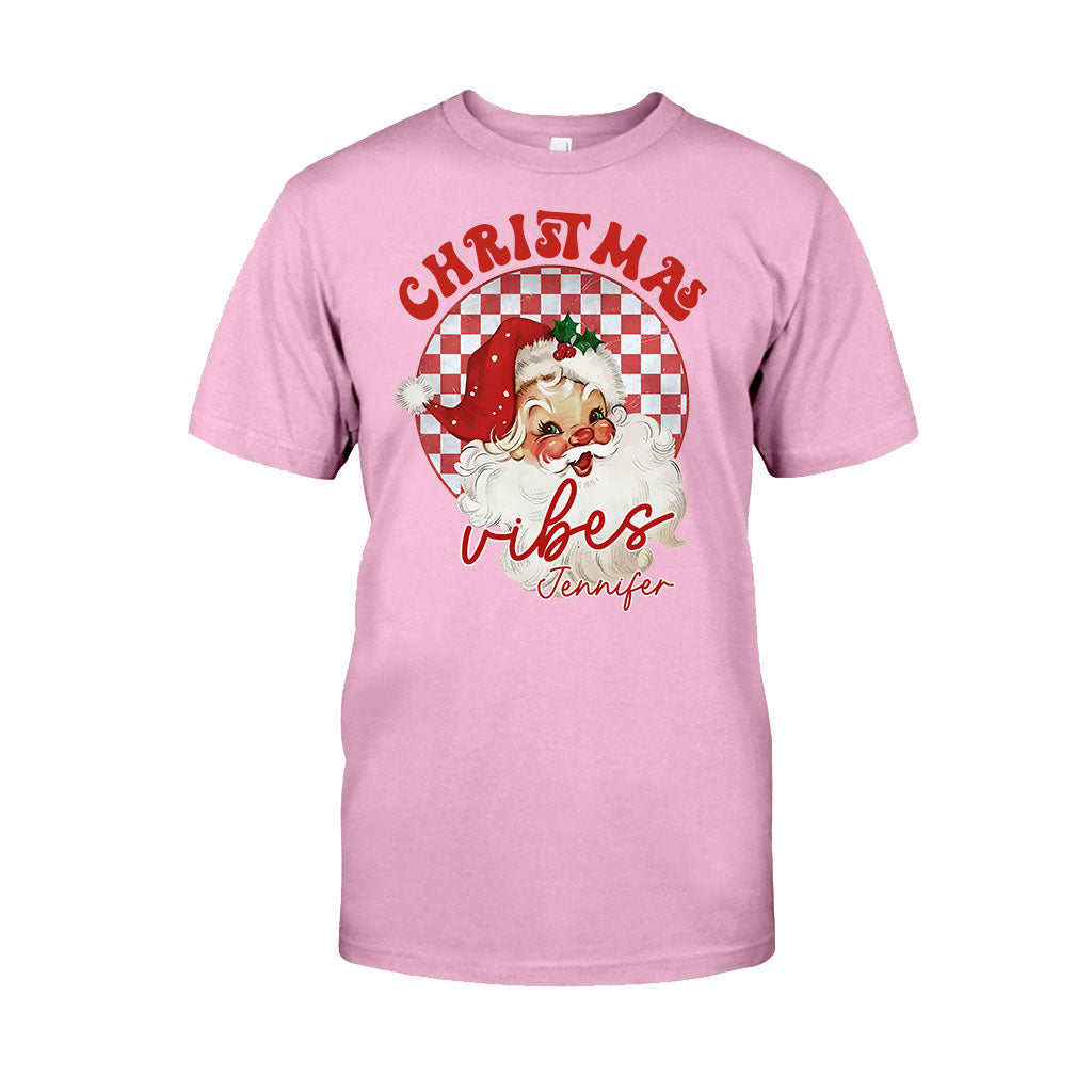 Christmas Vibes - Personalized Christmas T-shirt And Hoodie