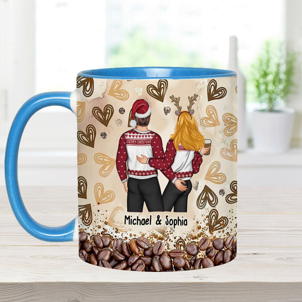 My Wife Is Hotter Than This Coffee - Personalized Couple Accent Mug