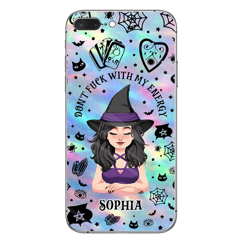 Don't F With My Energy - Personalized Witch Phone Case