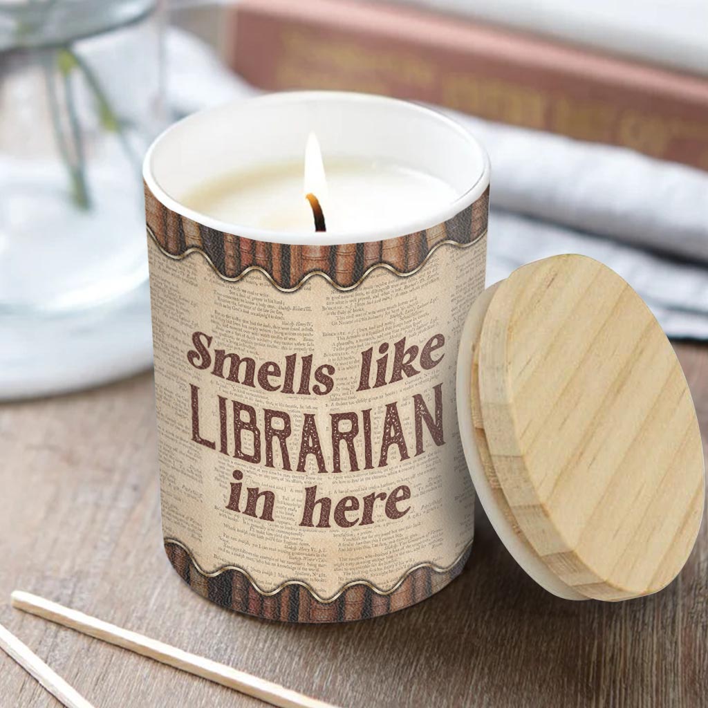Smells Like I Have No Shelf Control - Personalized Book Candle With Wooden Lid
