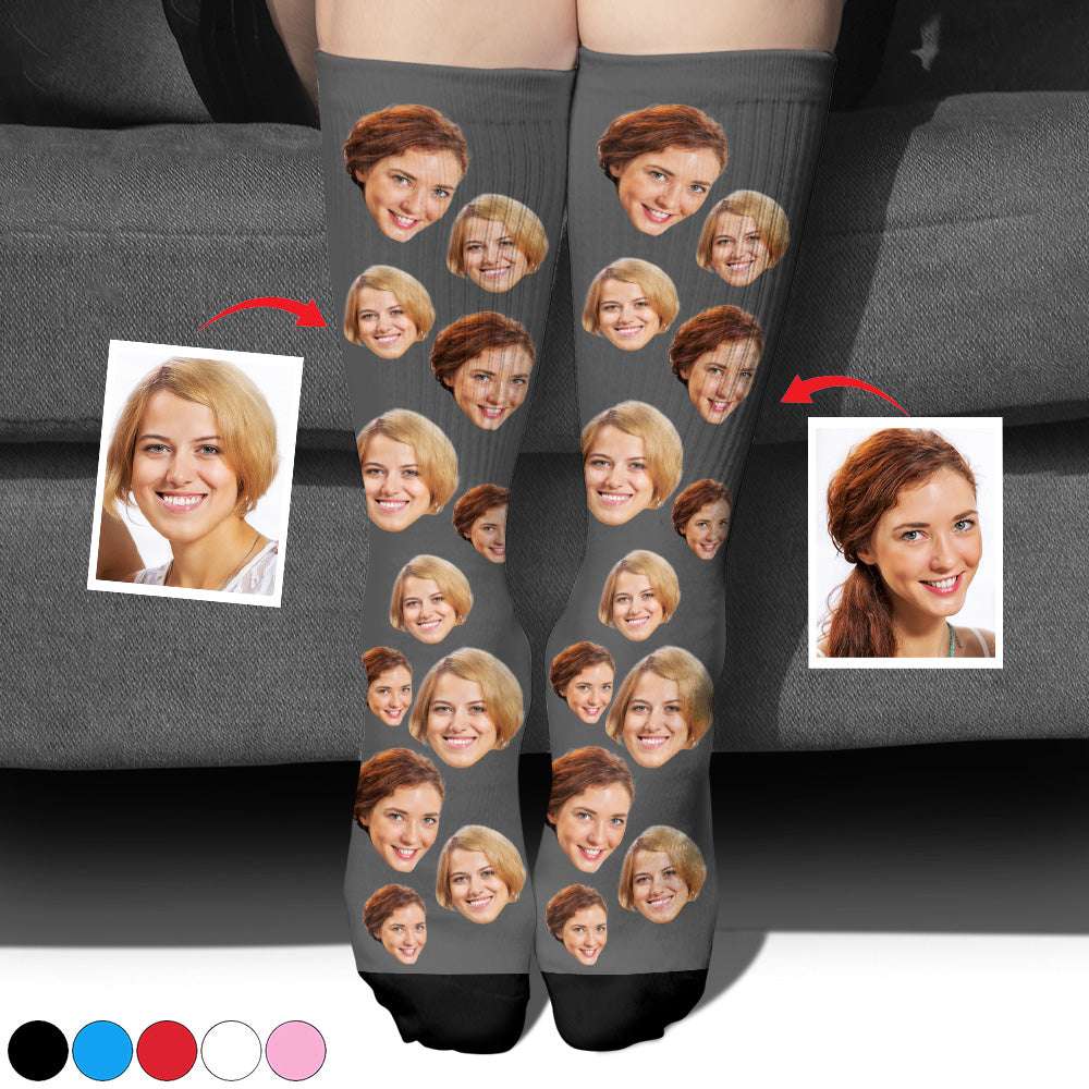 Custom Face - Personalized Bestie Socks
