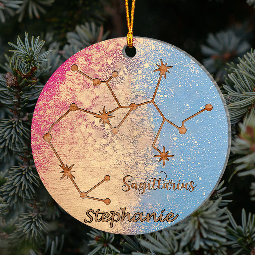 Zodiac Ornament - Personalized Horoscope Ornament