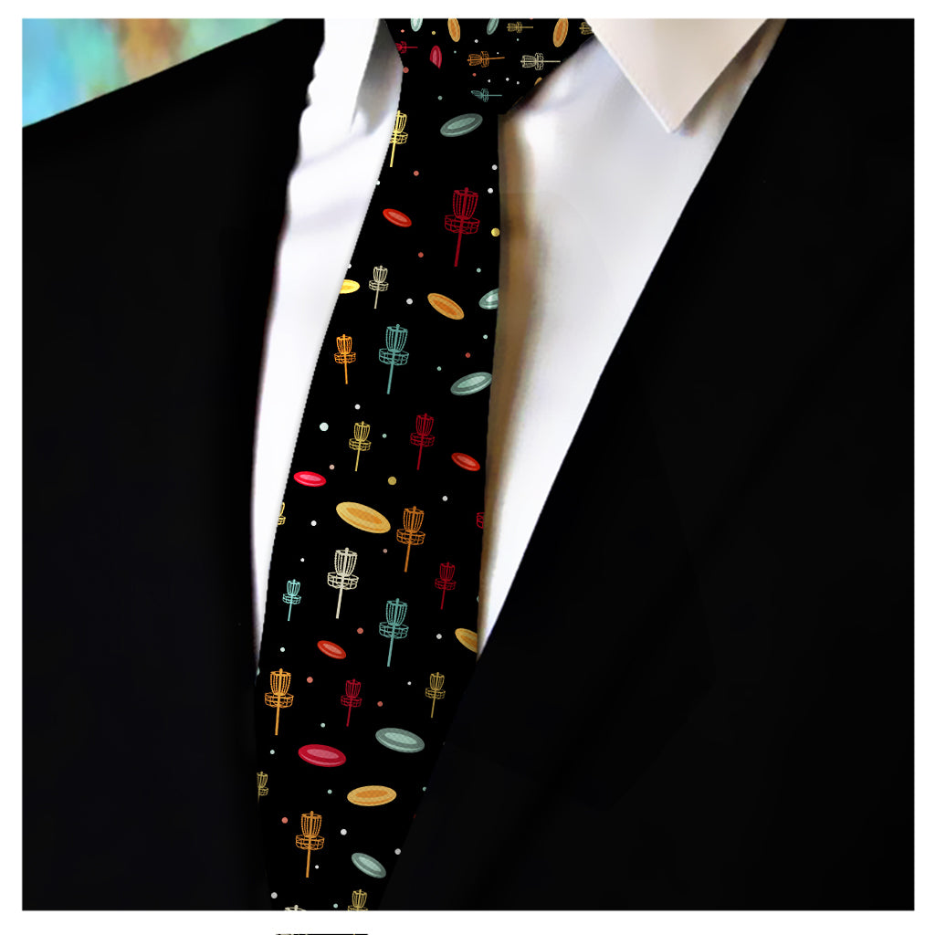 Disc Daddy – Disc-Golf-Geschenk für Papa, Opa – Personalisierte Krawatte