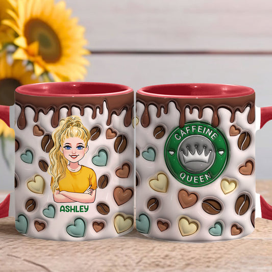 Mug personnalisé « Reine du café »
