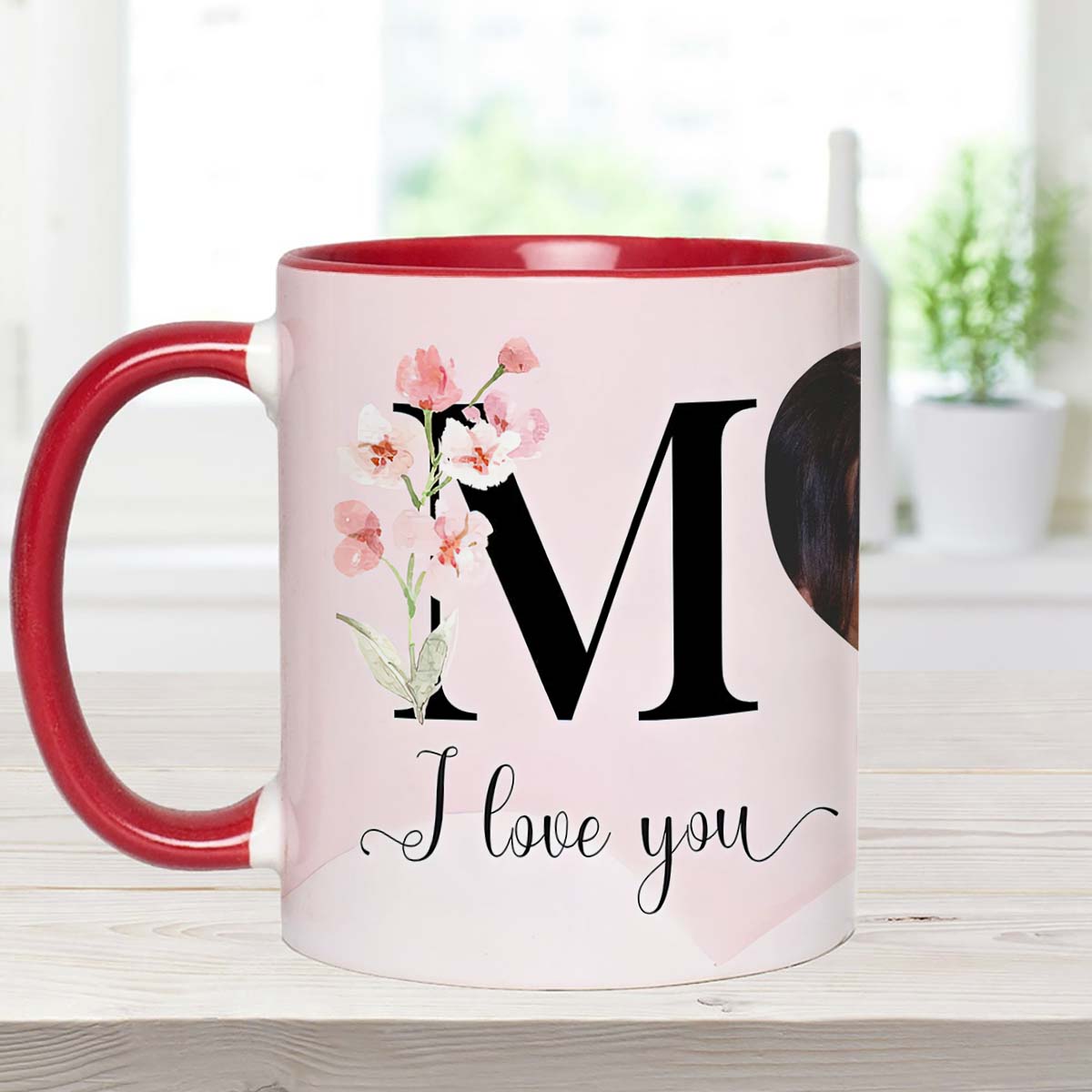 I Love You Mom - Personalized Mother Accent Mug