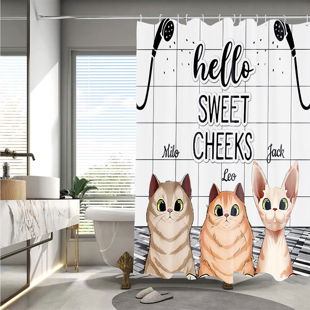 I Saw That - Personalized Dog Shower Curtain