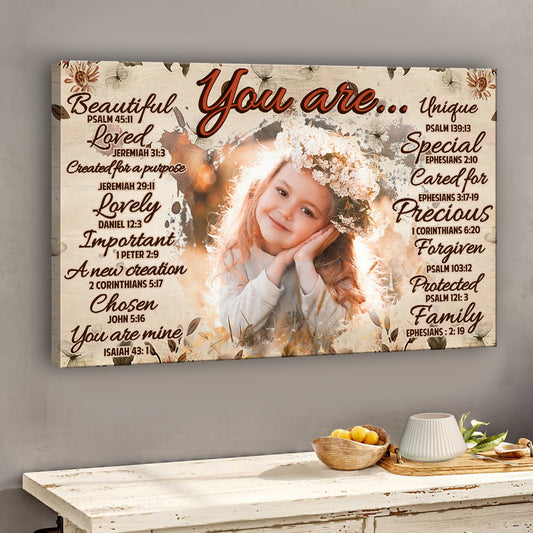 God Says You Are - Personalized Family Canvas And Poster