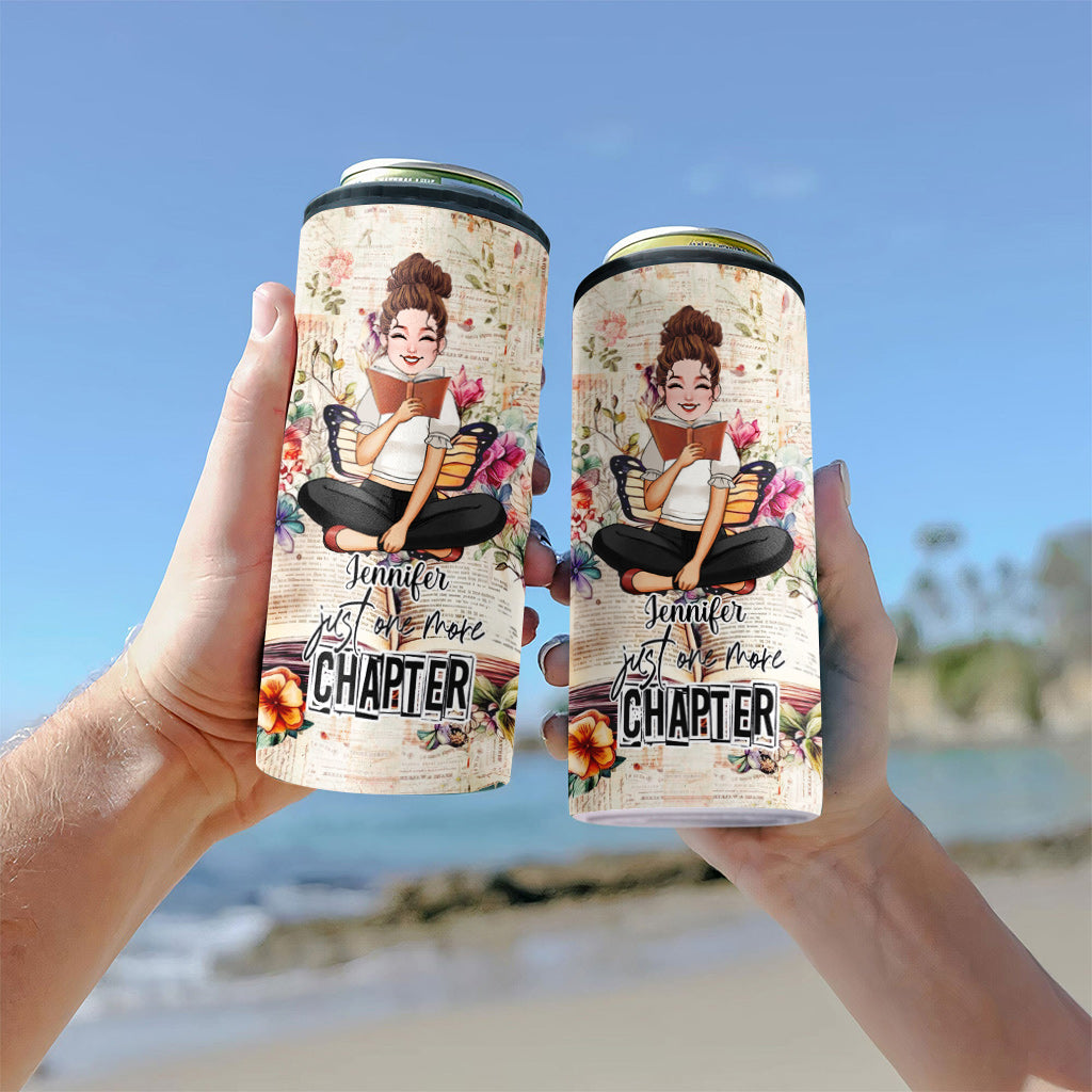 Just One More Chapter - Personalized Book Can Cooler