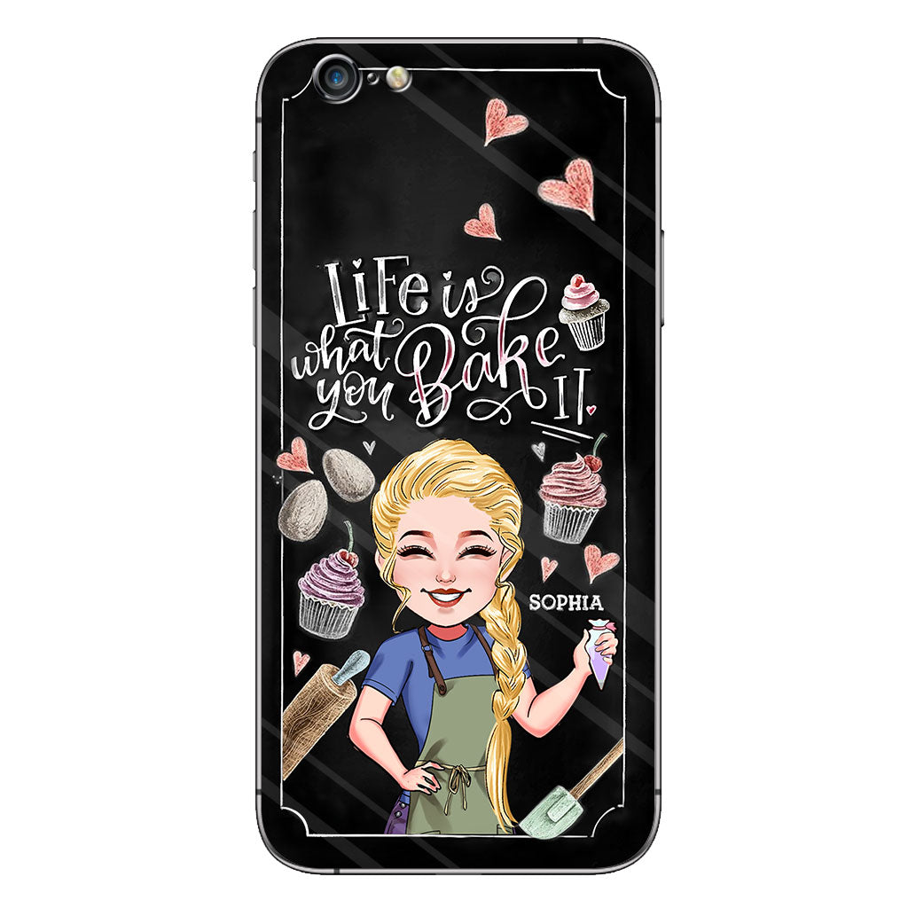 Life Is What You Bake It - Personalized Baking Phone Case