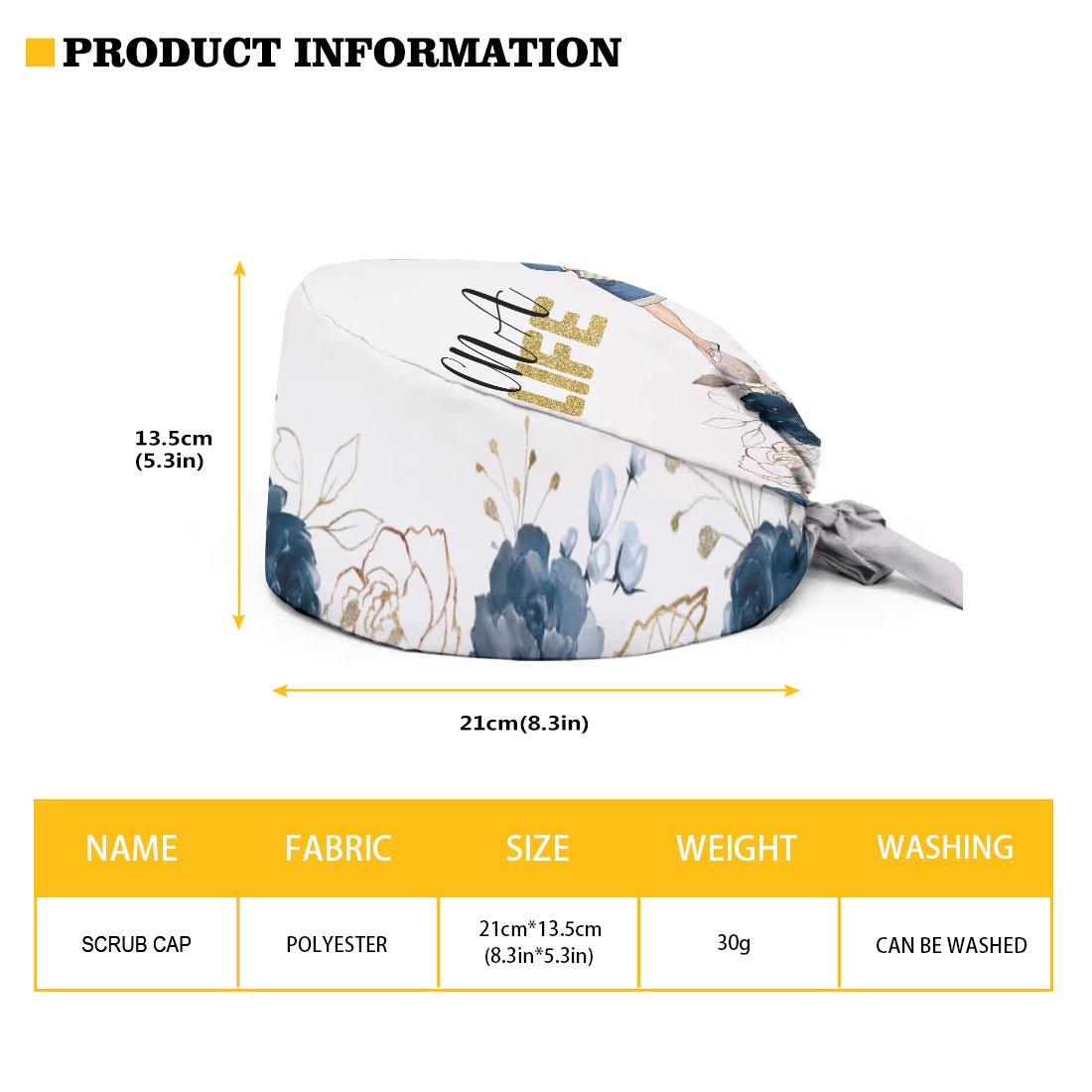 Registered - Personalized Nurse Scrub Cap