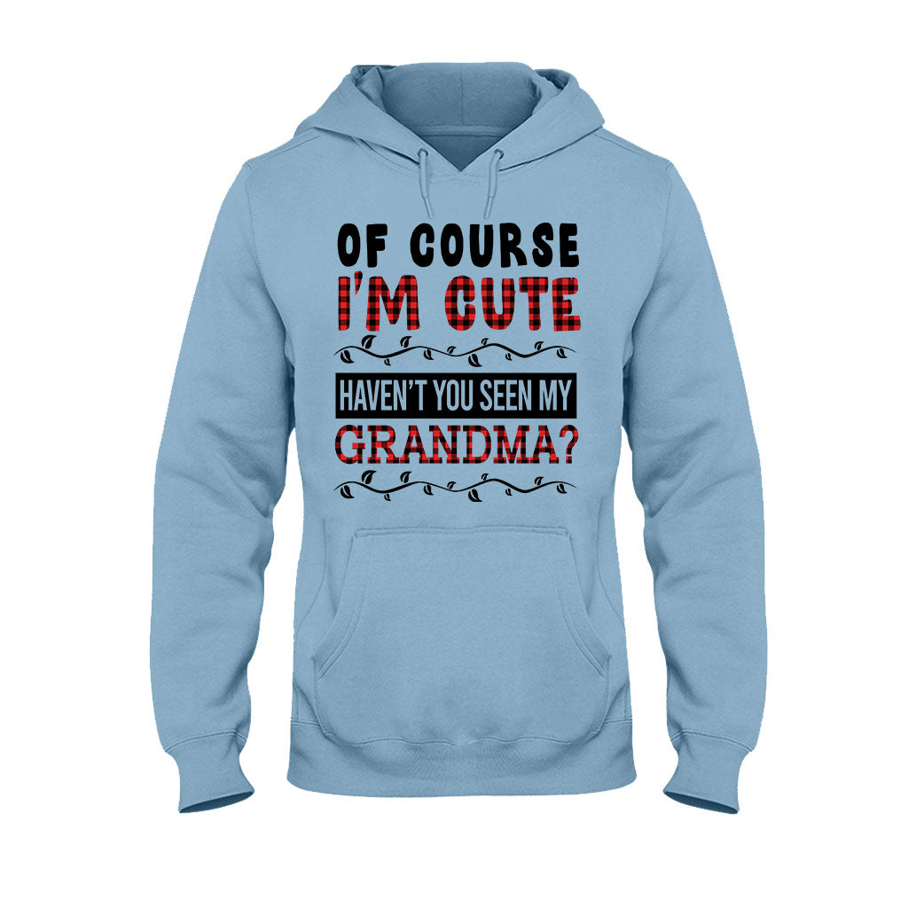 Of Course I'm Cute - Personalized Grandpa T-shirt And Hoodie