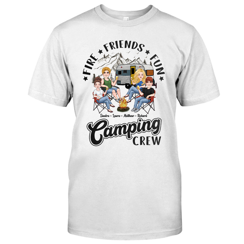 Camping Crew - Personalized Camping T-shirt And Hoodie