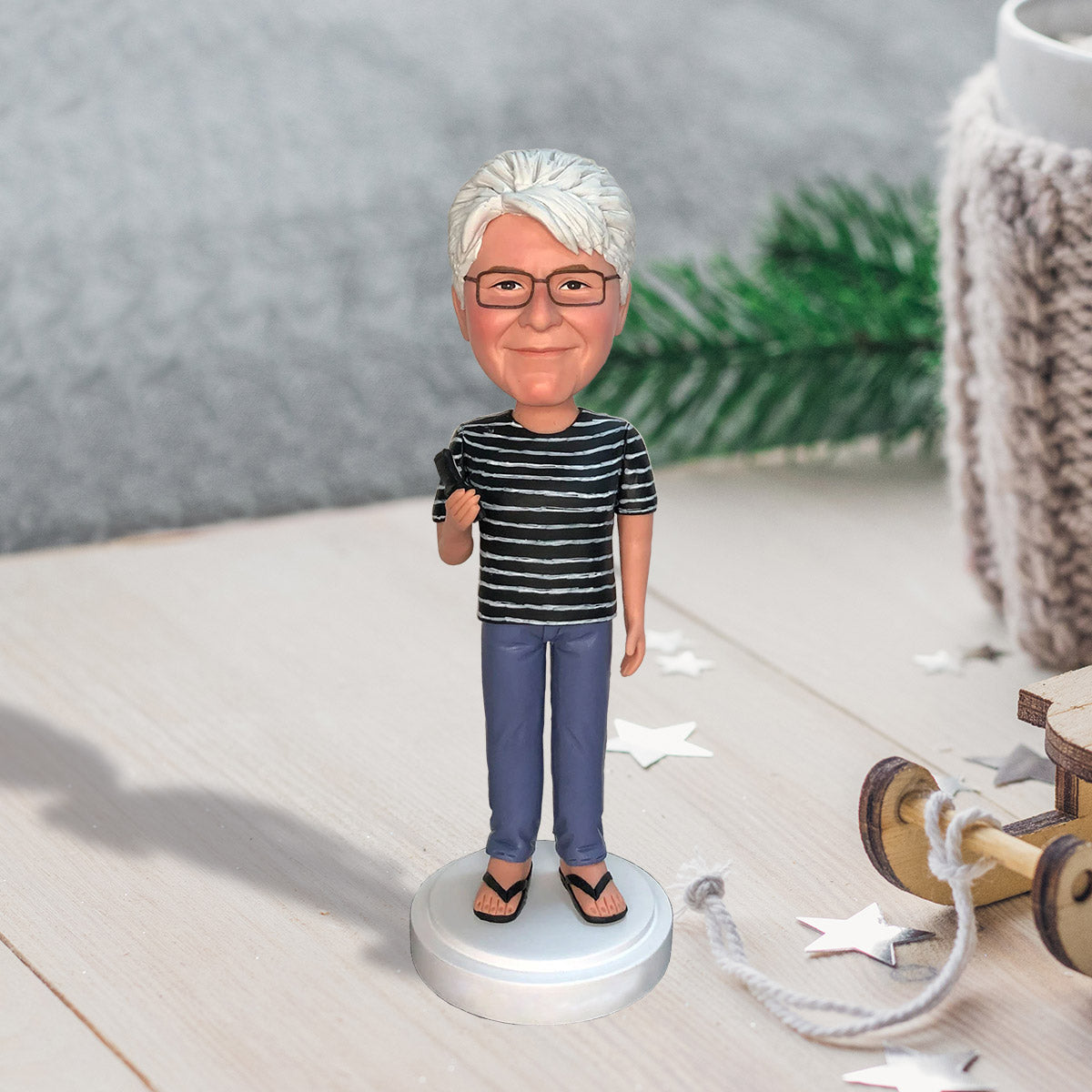 Custom Figure - Personalized Grandma Bobblehead