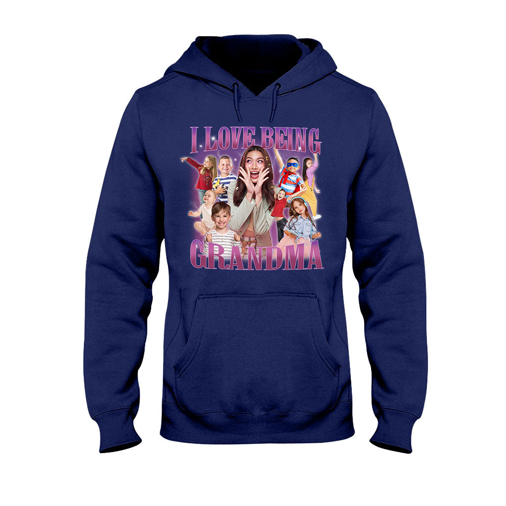 J'adore être grand-mère/mamie/mémé/gigi... - T-shirt et sweat à capuche personnalisés pour grand-mère