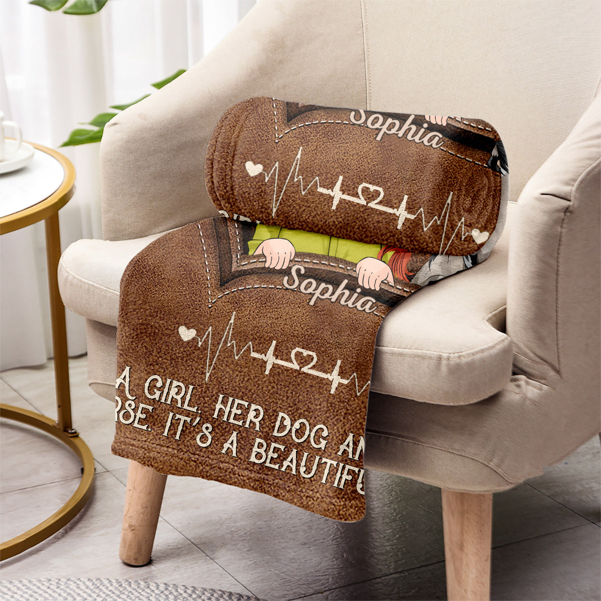 Positive Affirmations Butterfly - Personalized Butterfly Blanket