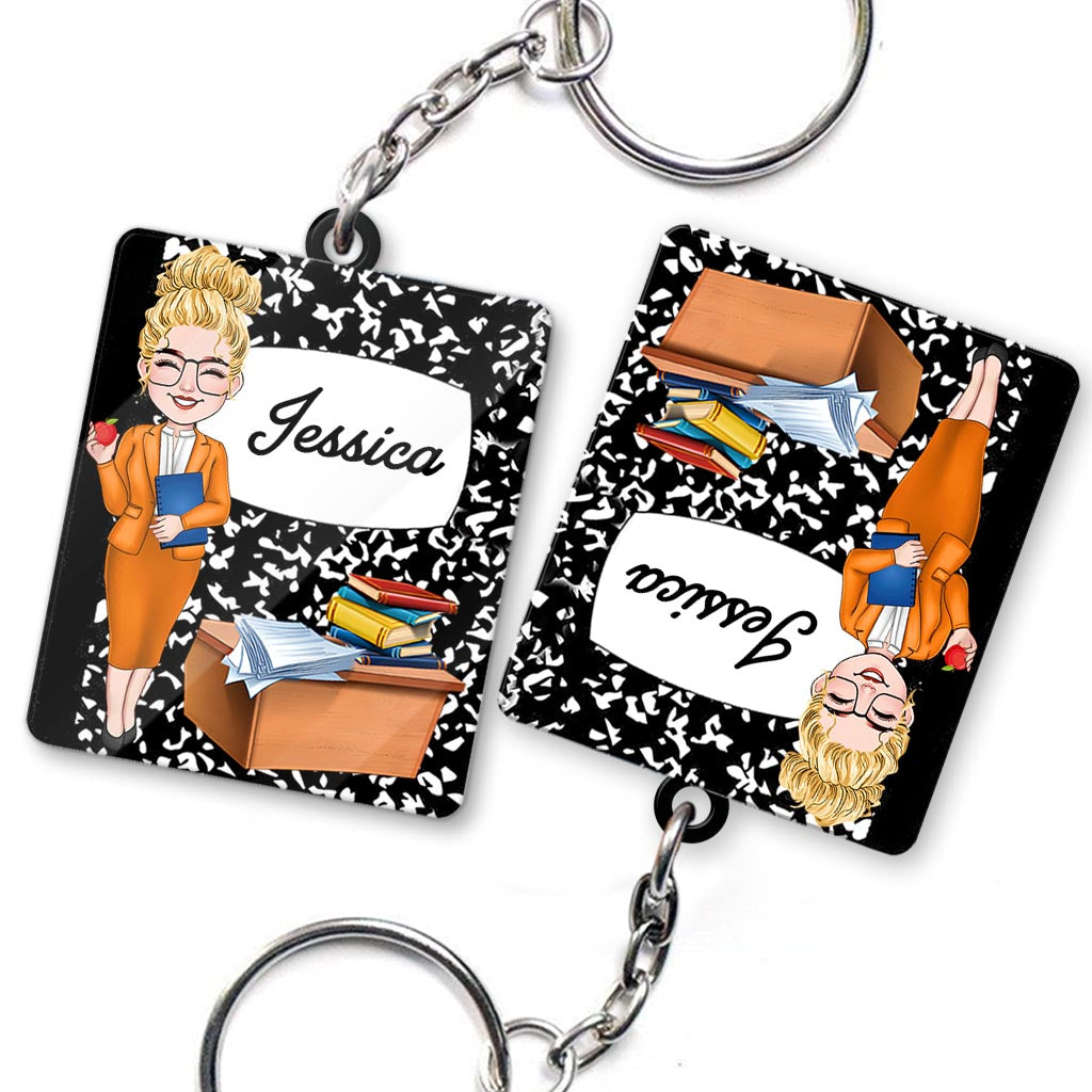 Santa's Favorite Teacher - Personalized Teacher Keychain