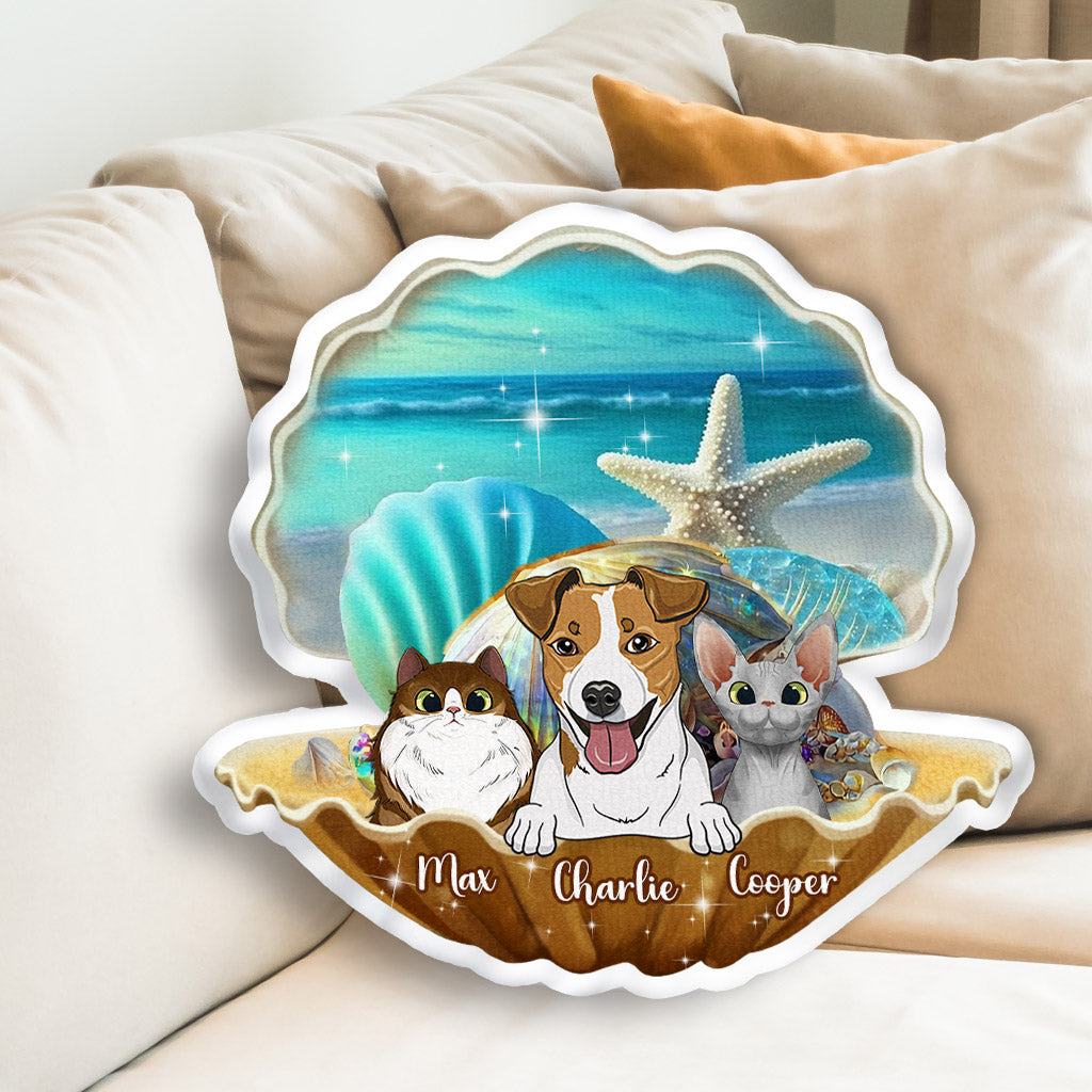 Petits Mignons - Coussin personnalisé en forme de chien