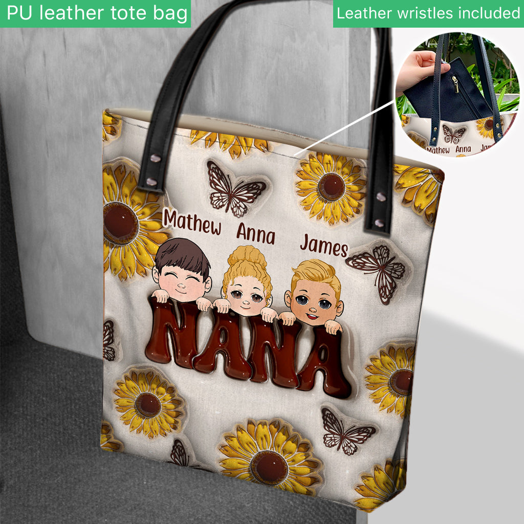 Best Grandma/Nana/Mimi Ever - Gift for grandma - Personalized Tote Bag