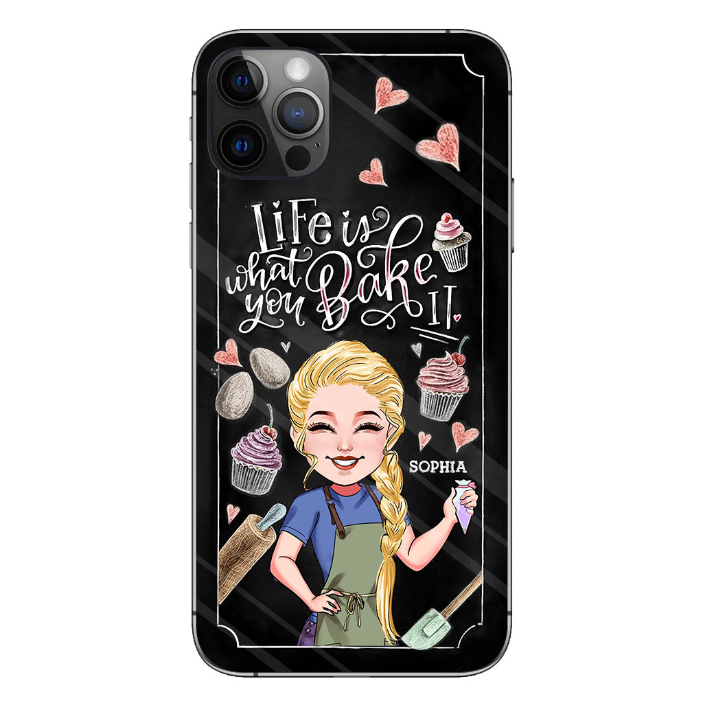 Life Is What You Bake It - Personalized Baking Phone Case