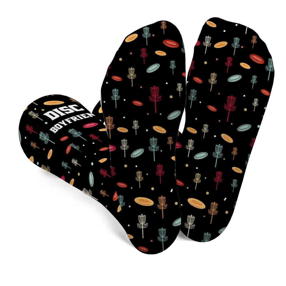 Papa Disc - Cadeau de disc golf pour papa, grand-mère, grand-père, maman - Chaussettes personnalisées