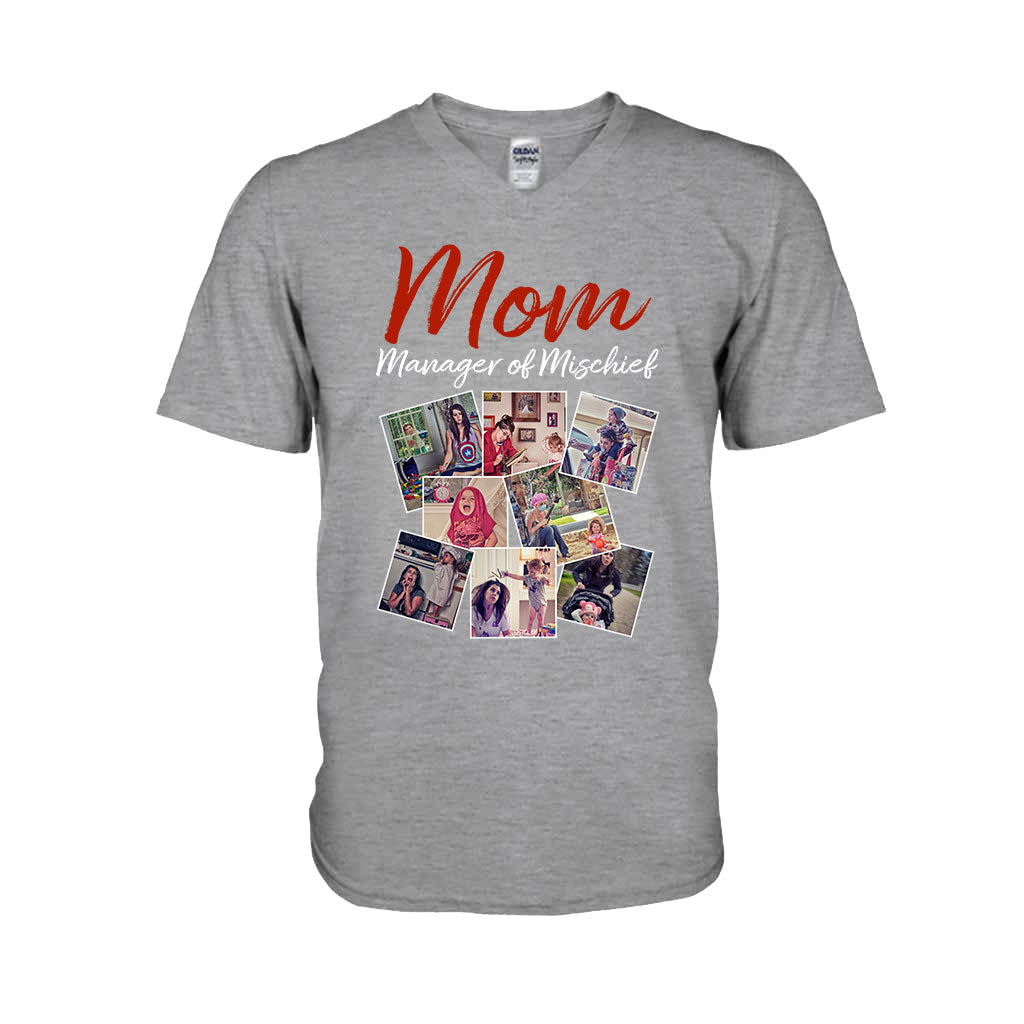 Mom Manager Of Mischief - Personalized Mother T-shirt And Hoodie
