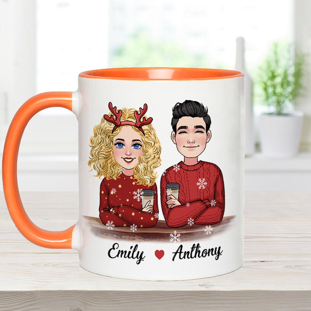 Tout ce que je veux pour Noël, c'est toi - Mug personnalisé pour couple
