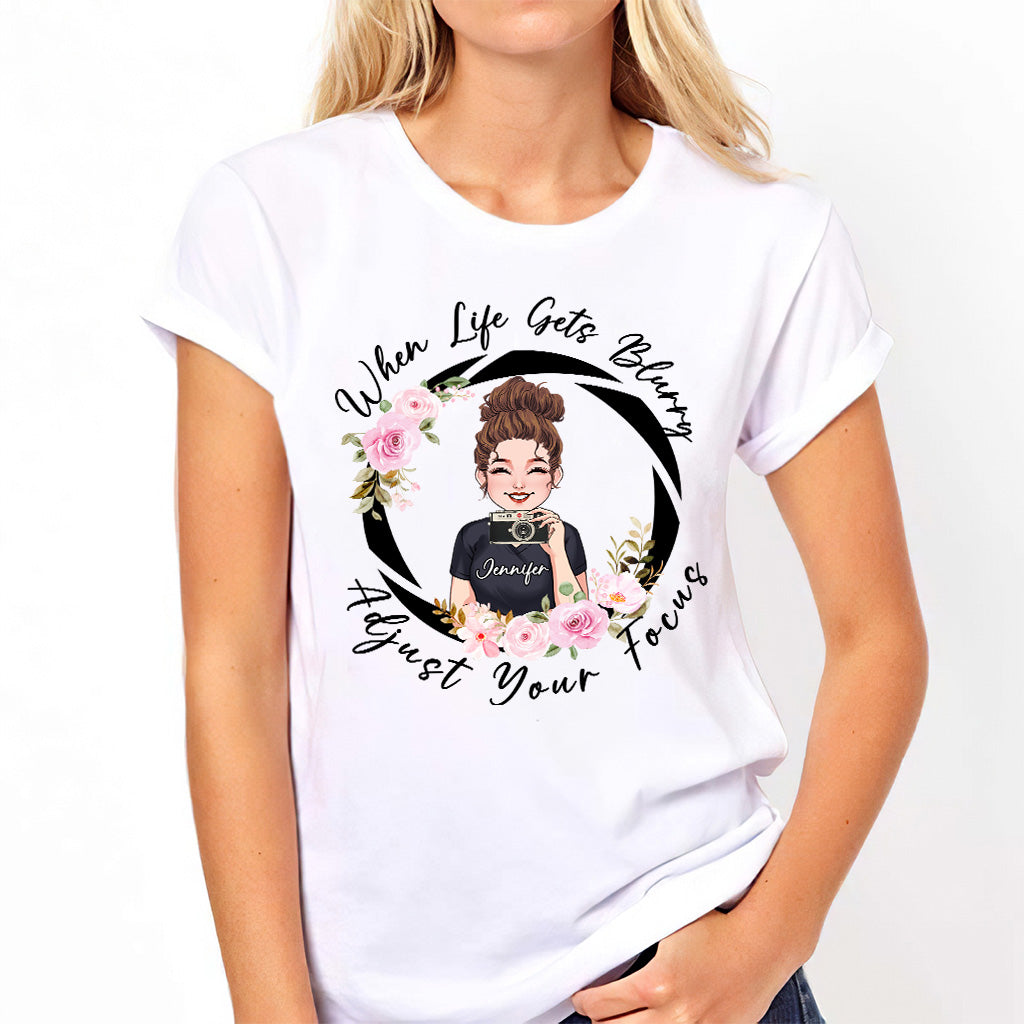 Ajustez votre mise au point - T-shirt et sweat à capuche personnalisés pour la photographie