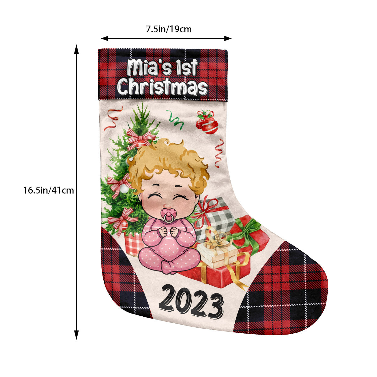 My 1st Christmas - Personalized Family Christmas Stockings