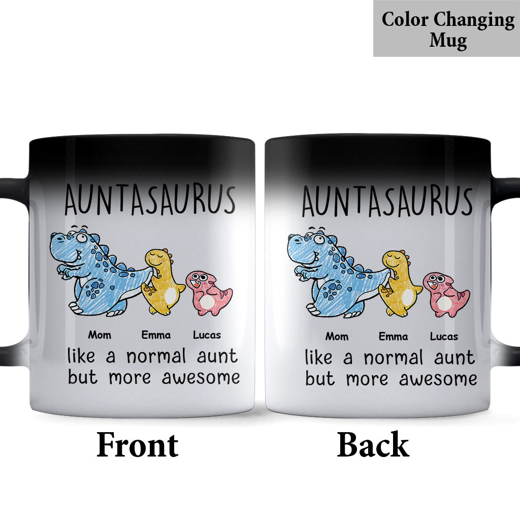 Auntasaurus - Mug personnalisé pour tante