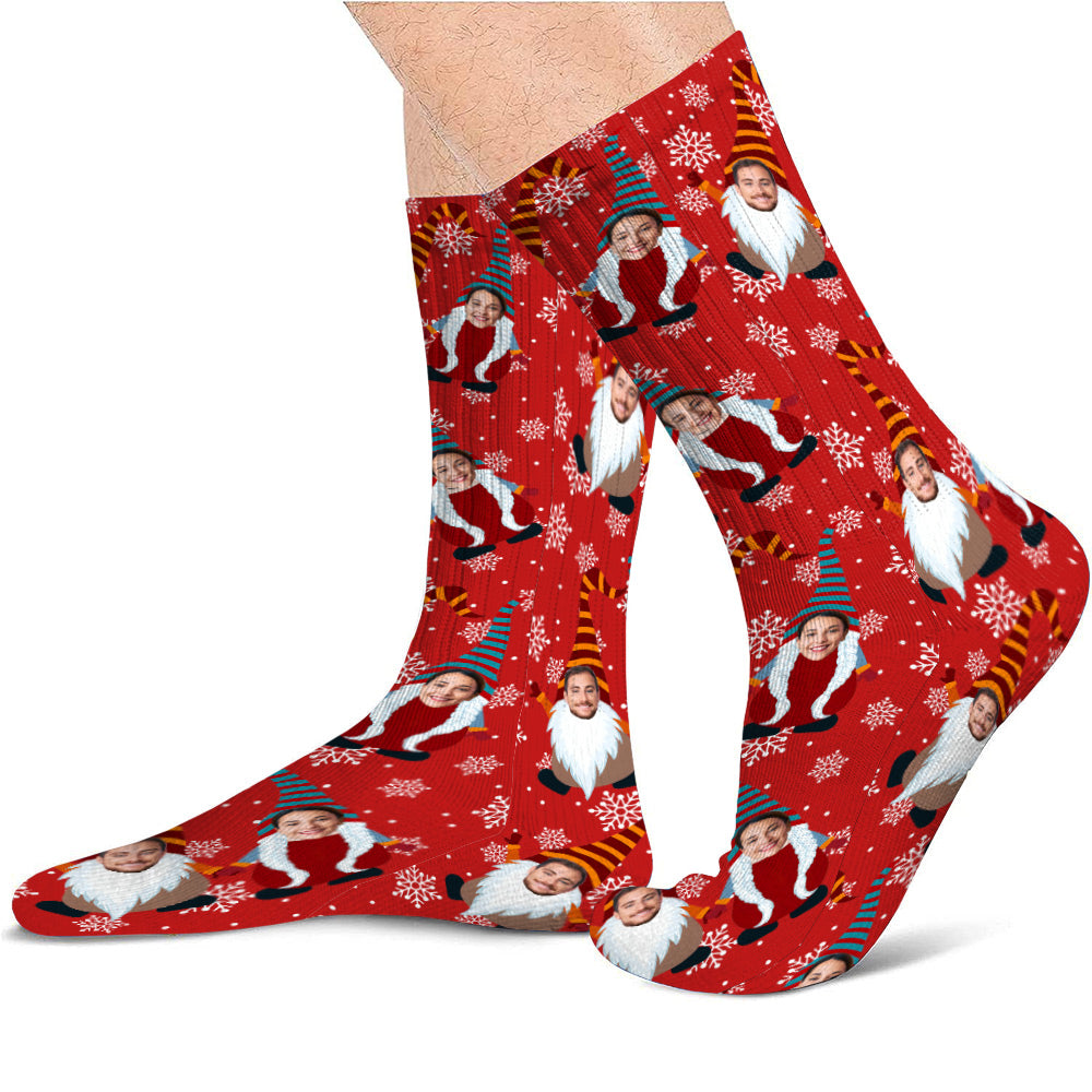 Merry Christmas - Personalized Couple Socks