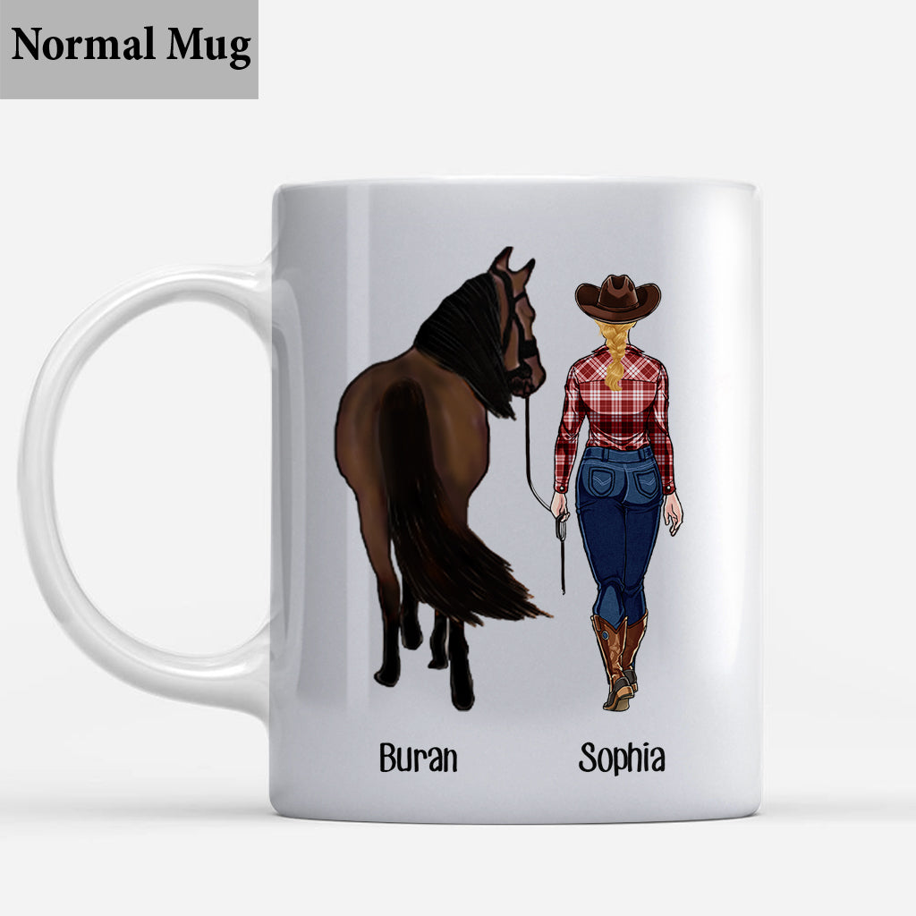 Just A Girl Who Loves Horses - Personalized Horse Mug