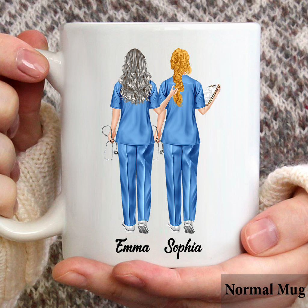 The Fun And Laughter We Share - Personalized Nurse Mug