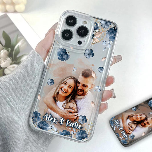 Floral Phone Case - Personalized Clear Phone Case