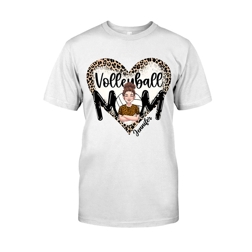 Volleyball Mom - Personalized Volleyball T-shirt And Hoodie