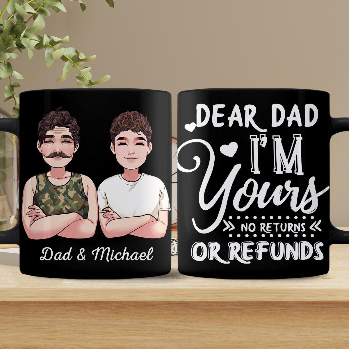 Dear Mom Dear Dad I'm Yours - Gift for mom, dad - Personalized Mug
