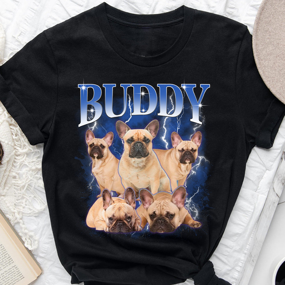 T-shirt et sweat à capuche personnalisés style rap bootleg - Cadeau idéal pour les amoureux des chiens et des chats - T-shirt et sweat à capuche personnalisés