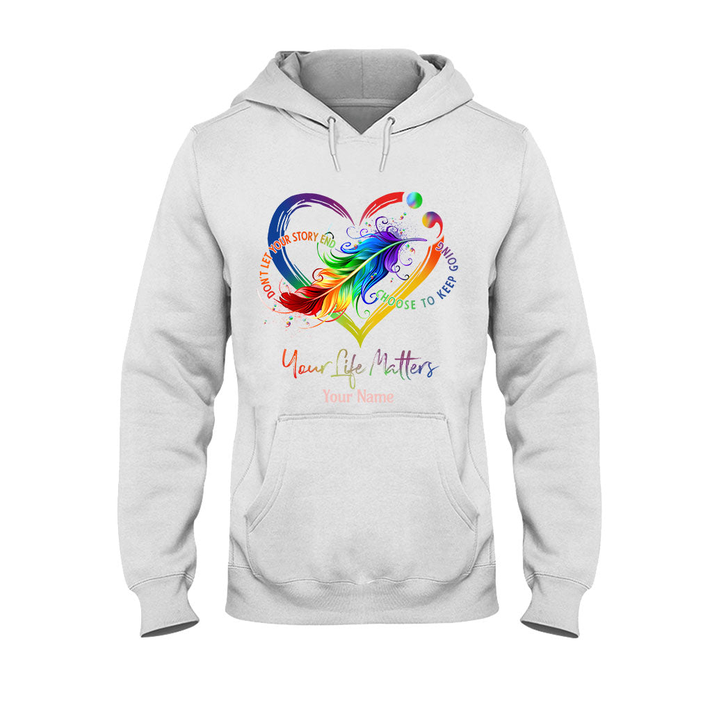 Dein Leben zählt – Personalisiertes T-Shirt und Hoodie zur Suizidprävention