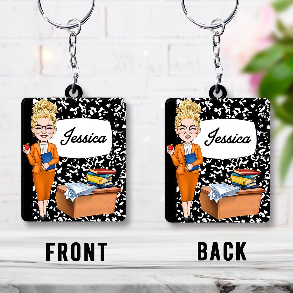 Santa's Favorite Teacher - Personalized Teacher Keychain