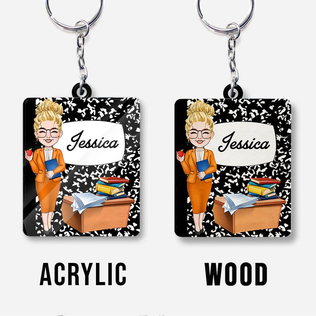 Santa's Favorite Teacher - Personalized Teacher Keychain