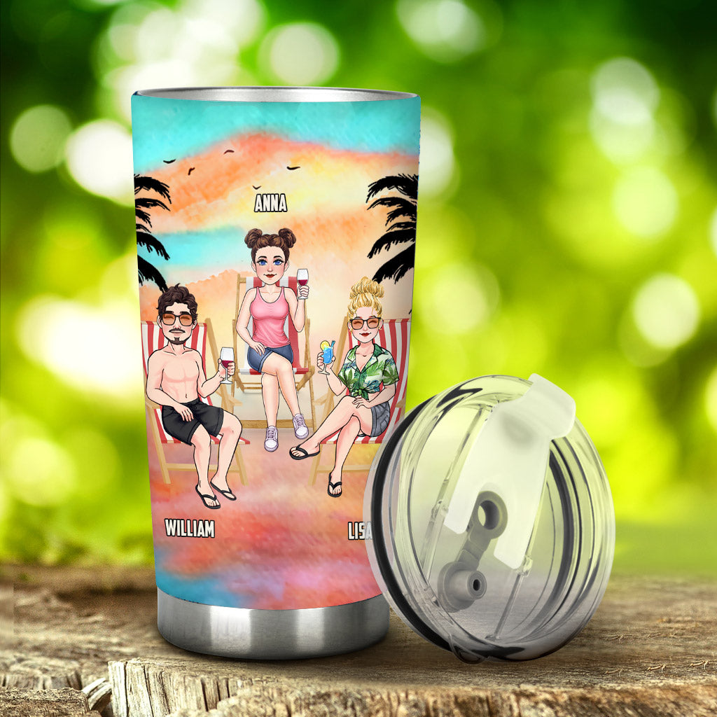 Drunk Stories Are Forever - Personalized Sea Lover Tumbler