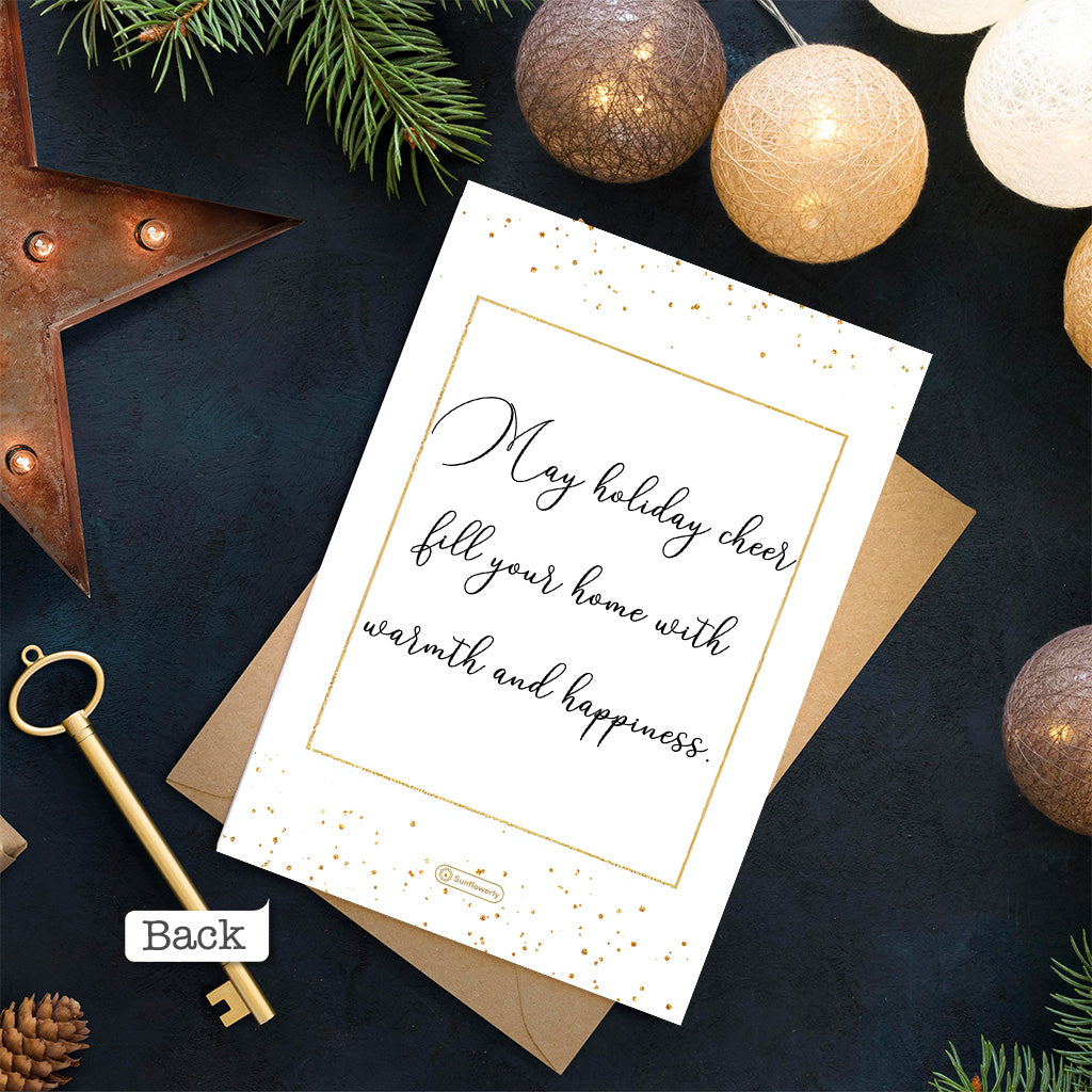 Custom Photos Names And Message Merry Christmas Card - Personalized Family Greeting Card