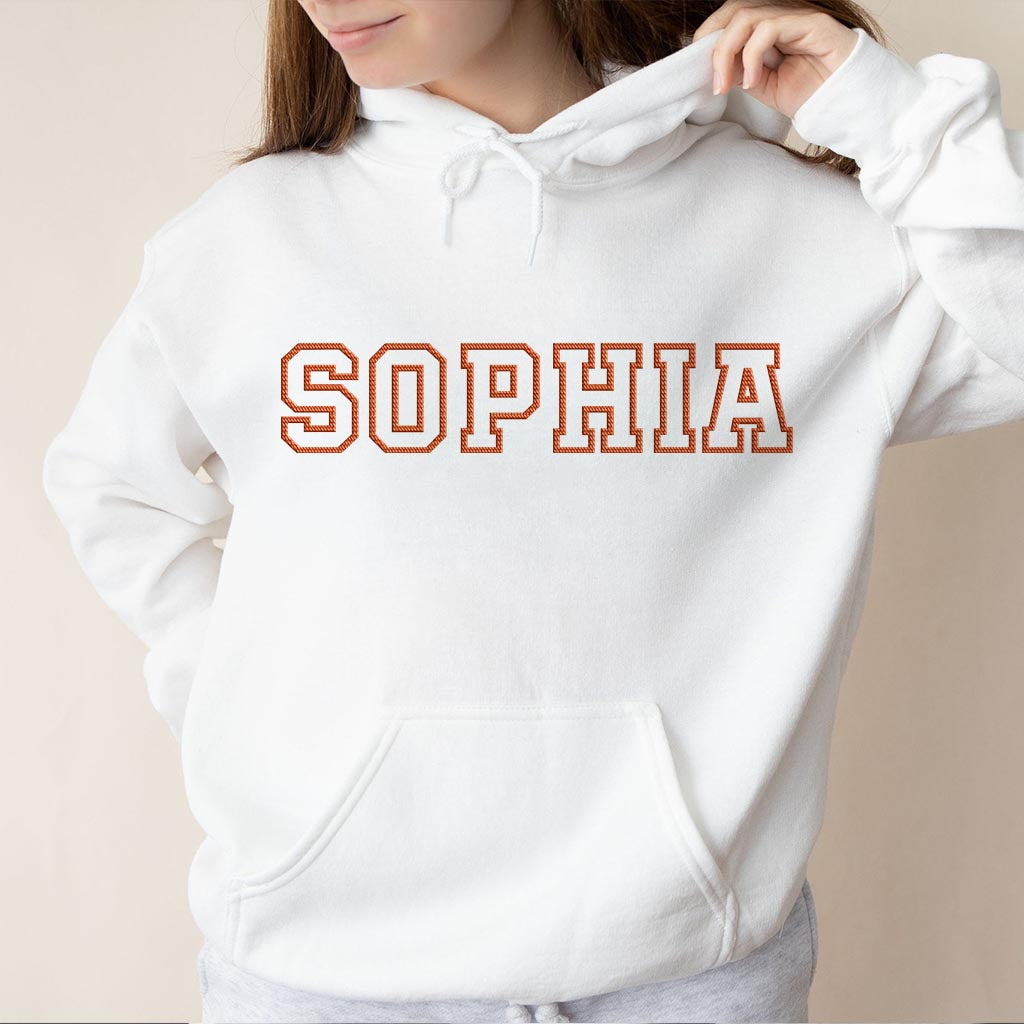 Personalisierter Hoodie mit Stickerei für die Enkelin – individueller Name
